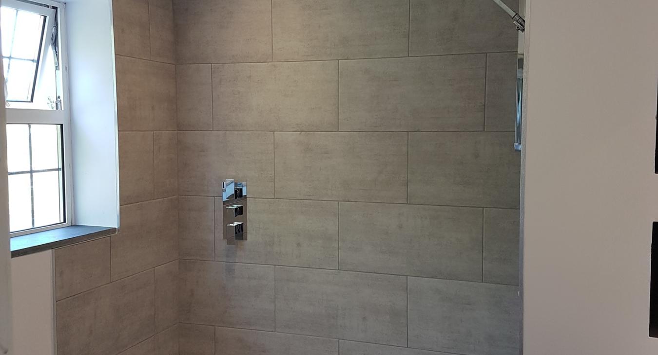 Bathroom lighting installed by NDM Electrical in Romsey