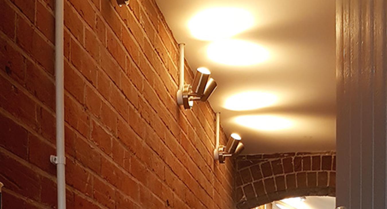 Wall light Installation in Romsey home 